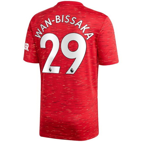 Camiseta Manchester United NO.29 Wan Bissaka 1ª 2020-2021 Rojo
